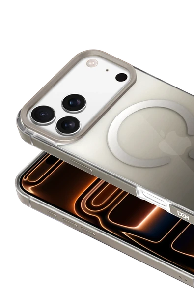 Apple iPhone 17 Pro Max HBC-395 Altai Magsafe Kapak - Titan Gri - Resim 2