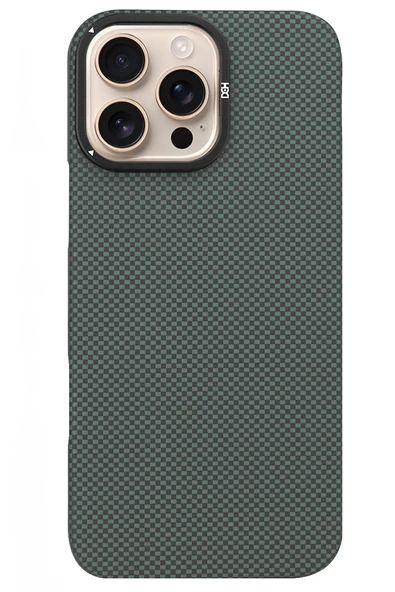 iPhone 15 Pro Max Blaze 1000D Kevlar Magsafe Kılıf - Yeşil - Resim 2