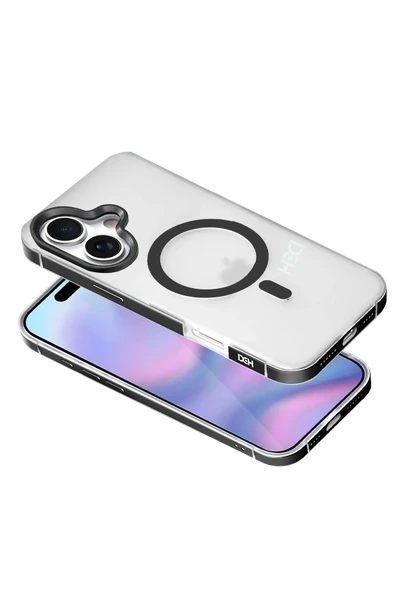 Apple iPhone 17 HBC-394 Himalayas Magsafe Kapak - Siyah - Resim 2