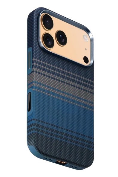 Apple iPhone 17 Pro Max HBC-377 Kevlar Slim Magsafe Kapak - Ay Doğumu - Resim 2