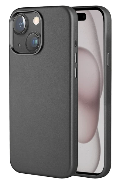 Apple iPhone 15 HBC-242 Dividing Magsafe Kapak - Titan Gri - Resim 4