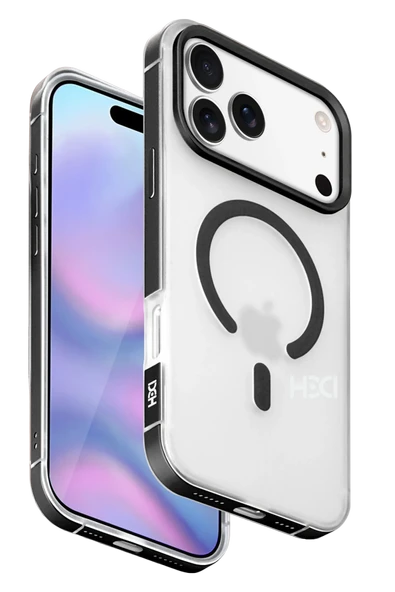 Apple iPhone 17 Pro Max HBC-394 Himalayas Magsafe Kapak - Siyah ürün görseli 1