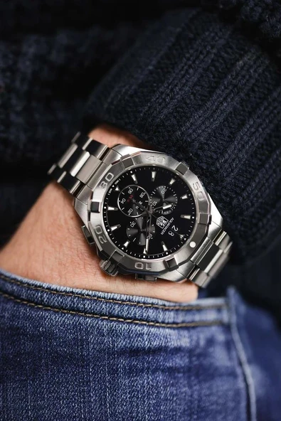 Tag Heuer Aquaracer CAY1110.BA0927 Erkek Kol Saati - Resim 3