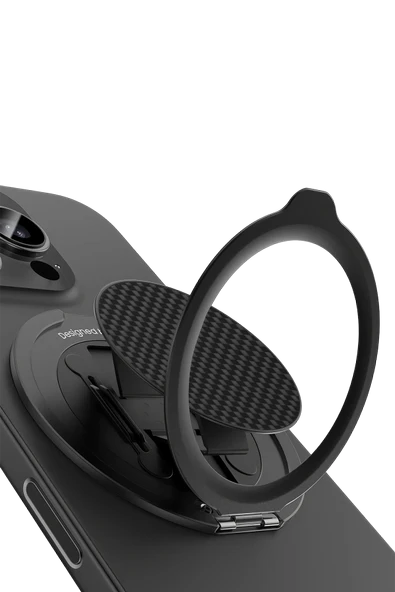 HS-024 Siwa 360 Manyetik Magsafe Kickstand Yüzük - Gün Batımı - Resim 3