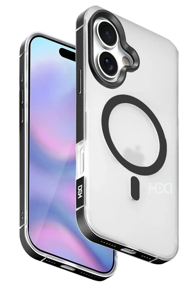 Apple iPhone 17 HBC-394 Himalayas Magsafe Kapak - Siyah ürün görseli 1