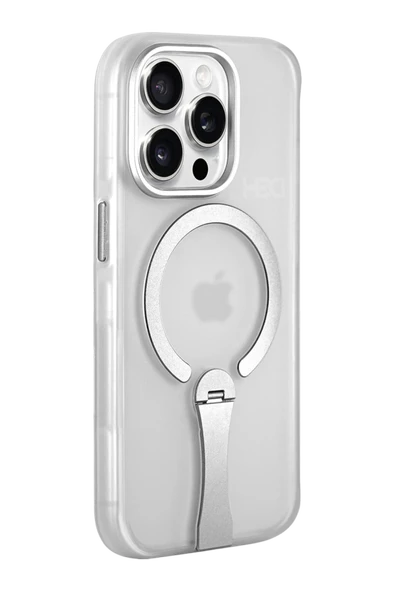 Apple iPhone 15 Pro Max HBC-354 Kunlun Standlı Magsafe Kapak - Şeffaf ürün görseli 1
