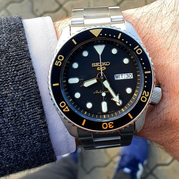 SRPD57K1 Seiko 5 Sports Otomatik Erkek Kol Saati SRPD57K - Resim 4
