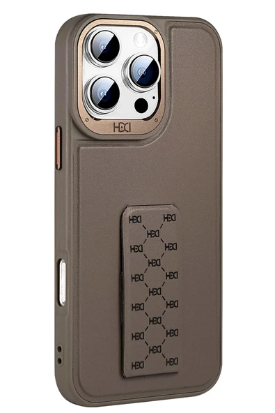 iPhone 14 Pro Max HBC-265 Madrid Magsafe Standlı Kapak - Titan Gri ürün görseli 1