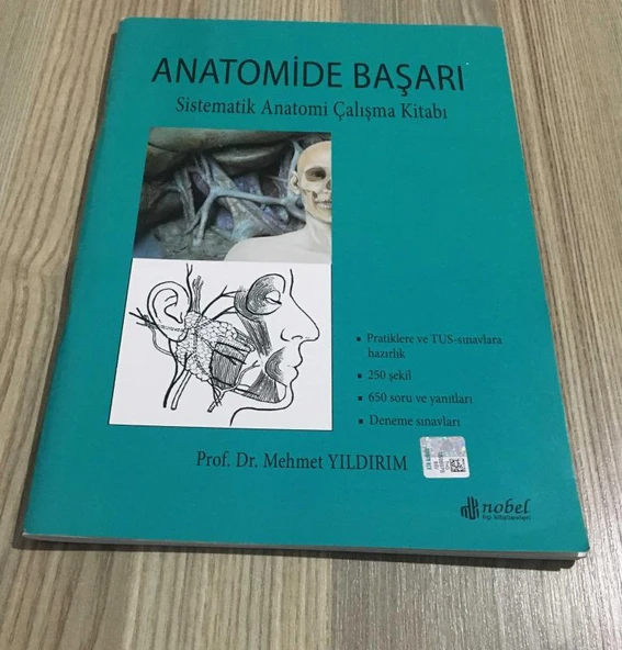 ANATOMİDE BAŞARI Sistematik Anatomi Çalışma Kitabı (Sahafiye Kitap)