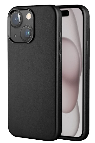 Apple iPhone 15 HBC-242 Dividing Magsafe Kapak - Siyah ürün görseli 1