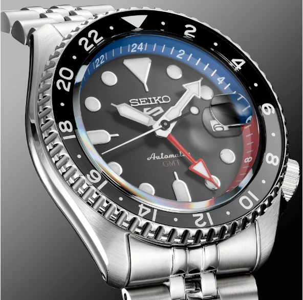 Seiko 5 Sports Otomatik GMT SSK019 Erkek Kol Saati SSK019J1 - Resim 4