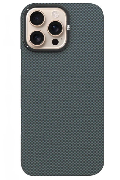 iPhone 15 Pro Max Blaze 1000D Kevlar Magsafe Kılıf - Mavi - Resim 2