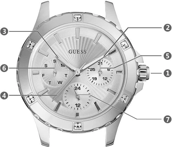 Guess GUW0443L1 Kadın Kol Saati - Resim 2