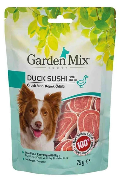 Gardenmix Ördekli Sushi Köpek Ödül Maması 75gr ürün görseli 1