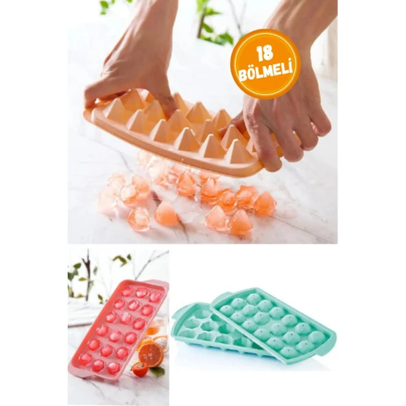 Elmas 18 Bölmeli Buz Kalıbı ürün görseli