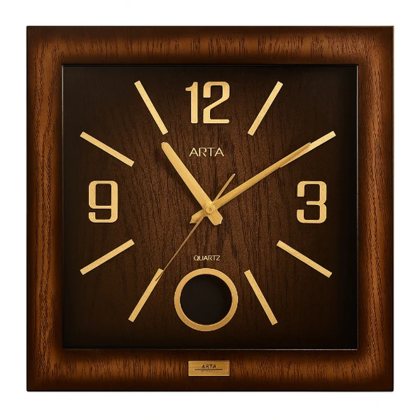 Ahşap Tasarımlı Duvar Saati ürün görseli