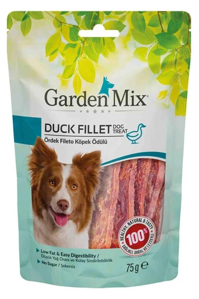 Gardenmix Ördekli Fileto Köpek Ödül Maması 75gr ürün görseli 1