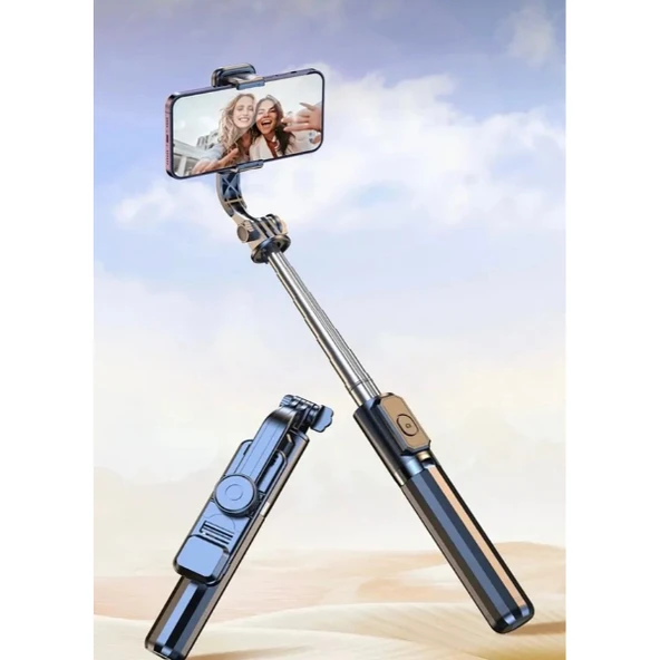 Kablosuz Uzaktan Kumandalı Tripod Selfie Çubuğu - 1