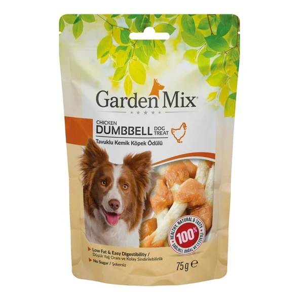 Gardenmix Tavuklu Kemik Köpek Ödül Maması 75gr ürün görseli 1