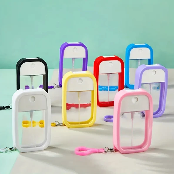 Silikon Kılıflı Anahtarlıklı Sprey Şişesi ürün görseli