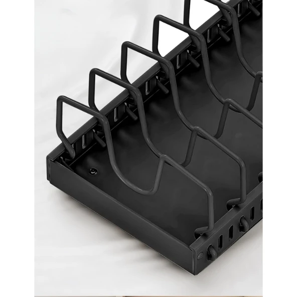 Teleskopik Raylı Tava Tencere Organizeri - Resim 4