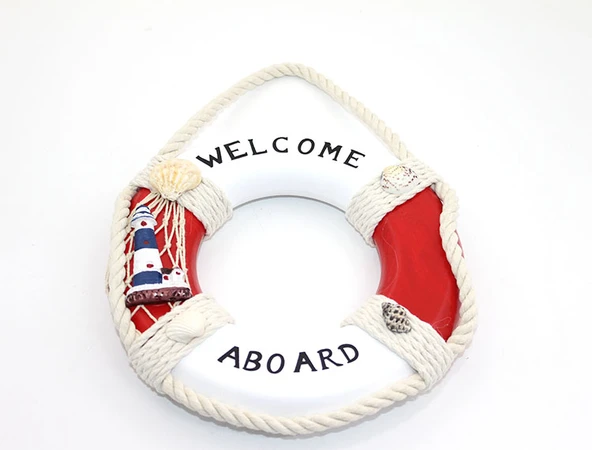 Ahşap Marin Duvara Asmalı Simit Model 2 ürün görseli