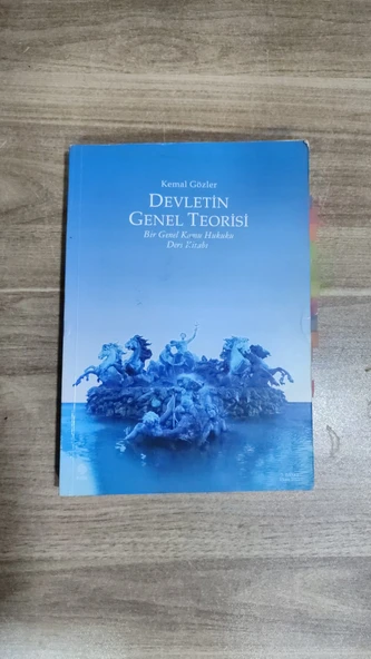 DEVLETİN GENEL TEORİSİ KEMAL GÖZLER ürün görseli