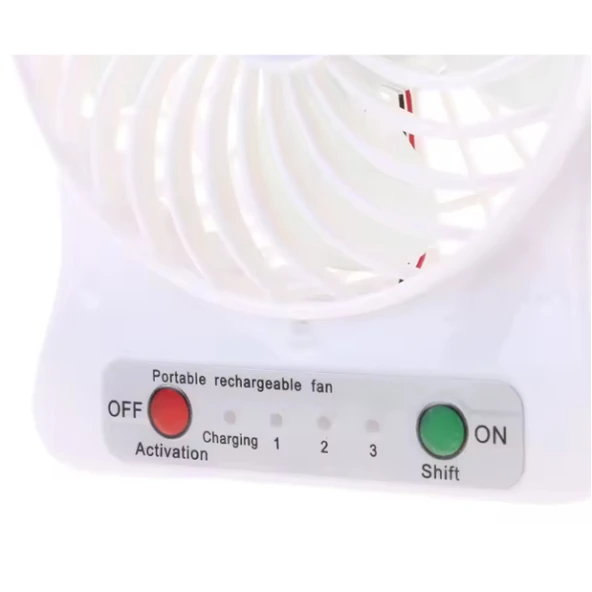 Şarjlı Masaüstü Vantilatör - Resim 2