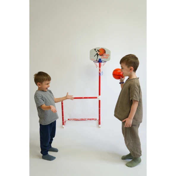 Portatif Kale - Basket Potası 2'si 1 Arada - Resim 3