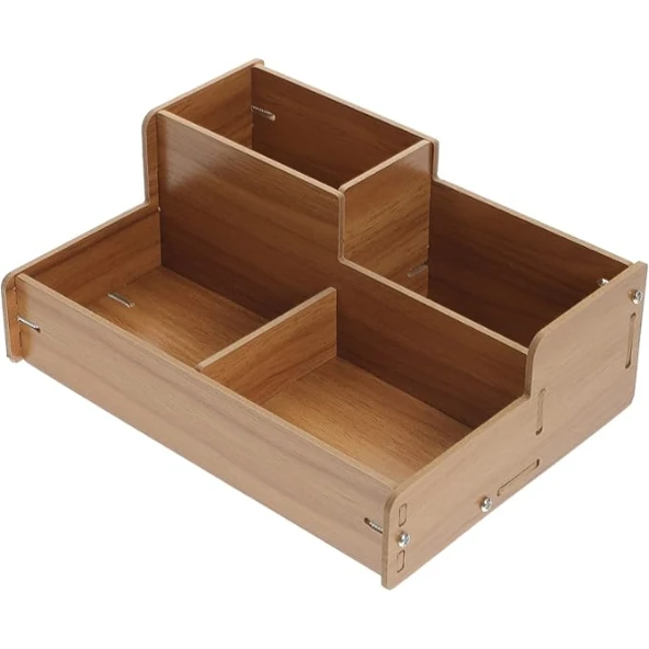 Ahşap Masa Üstü Düzenleyici Kutu ürün görseli