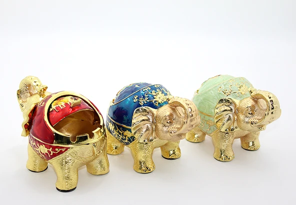 Metal Fil Figürlü Küllük Model 3 ürün görseli