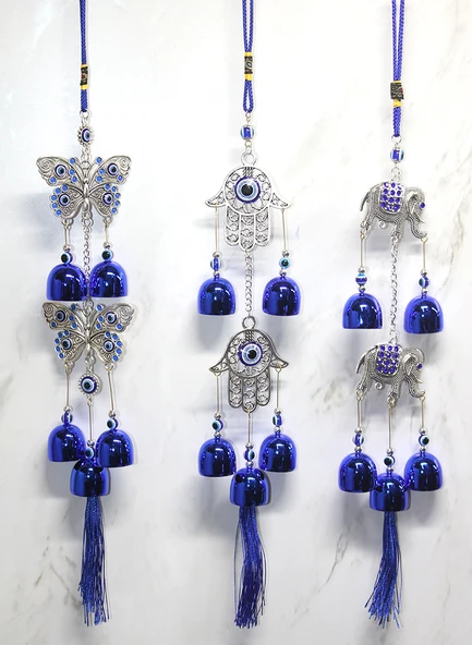 Metal Nazar Boncuğu Çan Model 12 ürün görseli