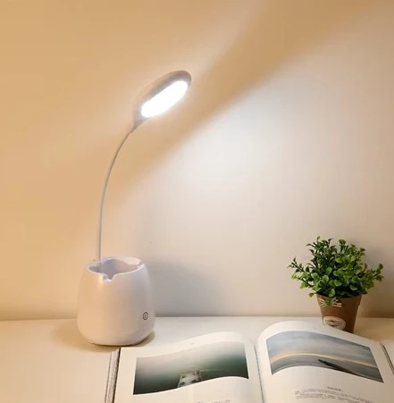 Halka LED USB Şarjlı Masa Lambası - Resim 2