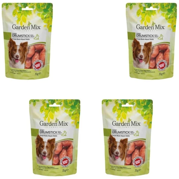Gardenmix Tavşan Budu Köpek Ödül Maması 75gr x 4 Adet ürün görseli 1