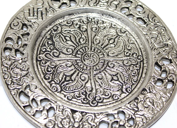 Metal Yuvarlak Tütsülük Model 8 - Resim 2