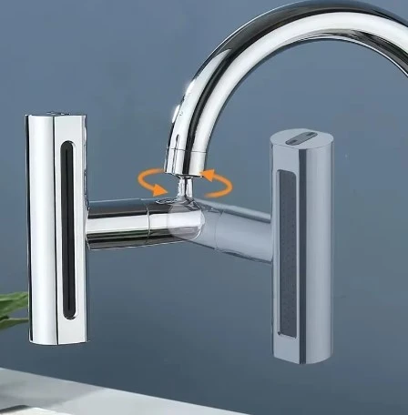 360 Derece Döner Musluk Başlığı - Resim 3