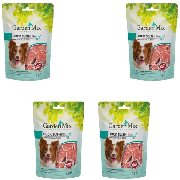 Gardenmix Ördekli Sushi Köpek Ödül Maması 75gr x 4 Adet ürün görseli 1