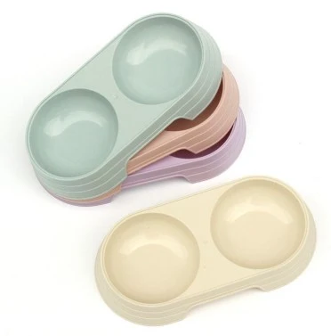 Çift Bölmeli Evcil Hayvan Mama Kabı - Resim 3