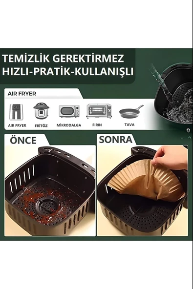 Fritöz Pişirme Kağıdı 50 Adet - 2