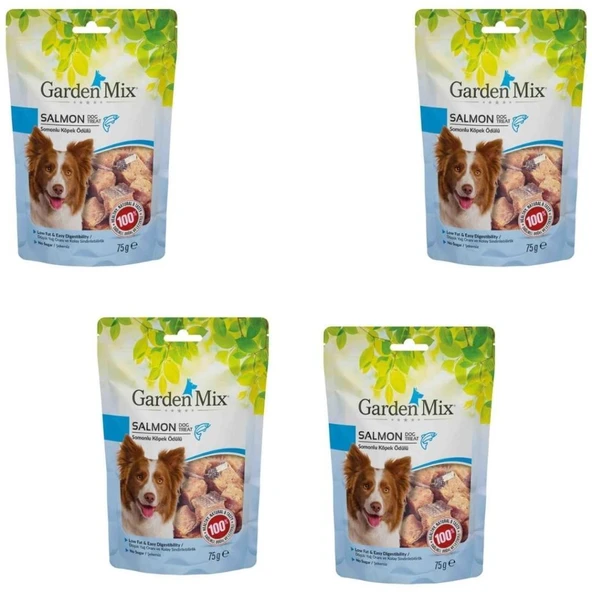 Gardenmix Somonlu Köpek Ödül Maması 75gr x 4 Adet ürün görseli 1