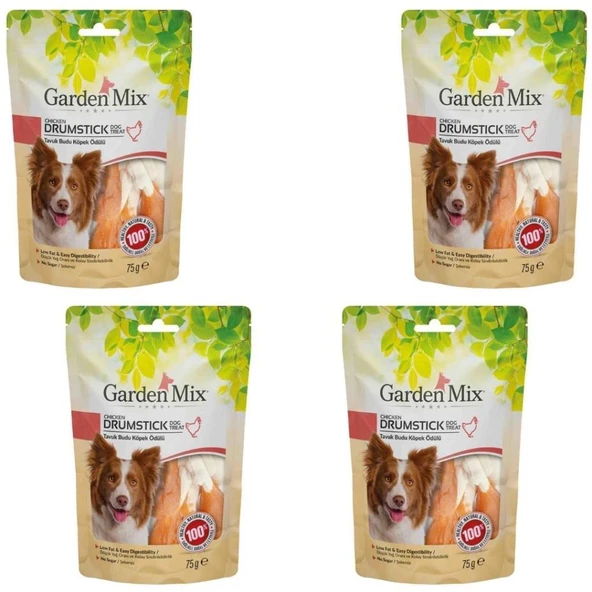 Gardenmix Tavuk Budu Köpek Ödül Maması 75gr x 4 Adet ürün görseli 1