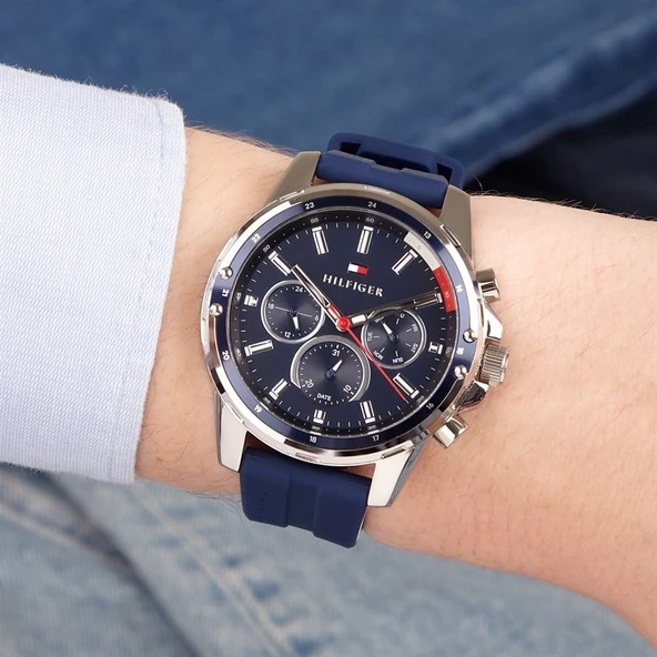 Tommy Hilfiger TH1791791 Erkek Kol Saati - Resim 3