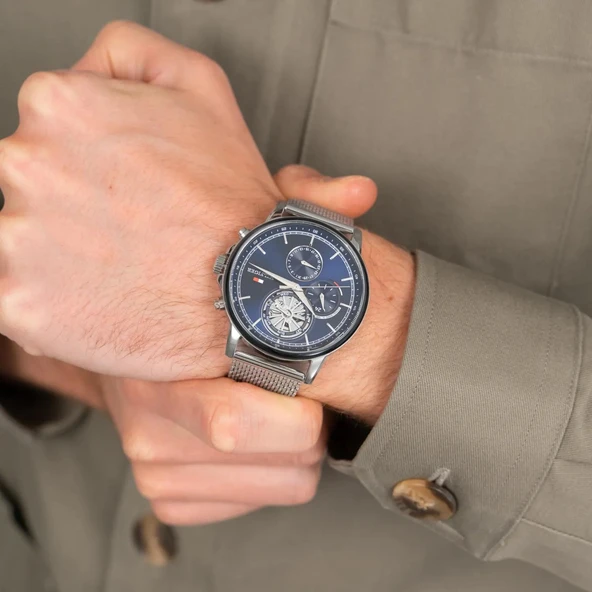 Tommy Hilfiger TH1710609 Erkek Kol Saati - Resim 4