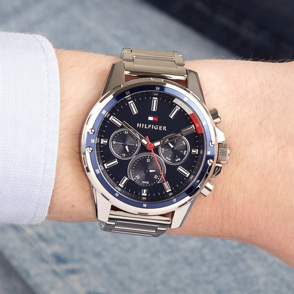 Tommy Hilfiger TH1791788 Erkek Kol Saati - Resim 4