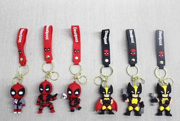Deadpool Wolverine Silikon Anahtarlık - 1