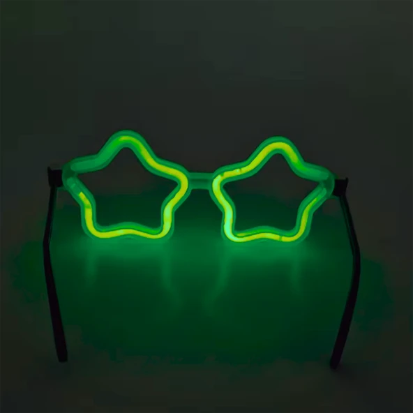 Yıldız Glow Partisi Gözlüğü 12 Adet - Resim 5