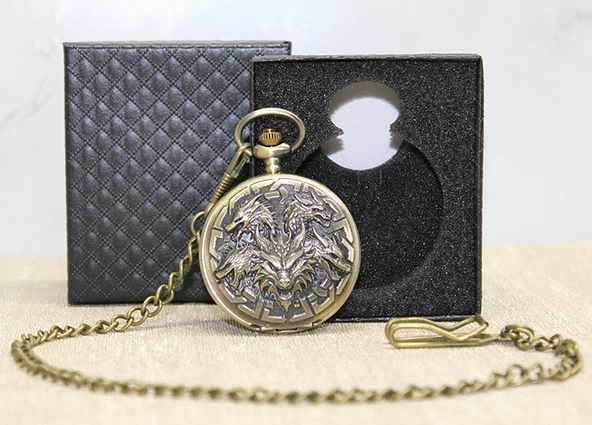 Özel Kutulu Dragonlu Antik Köstekli Saat ürün görseli