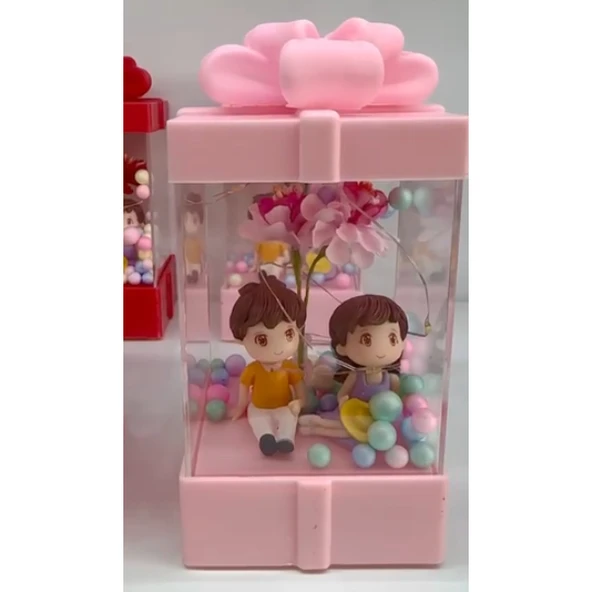 Dekoratif Müzikli Hediye Kutusu - Resim 3