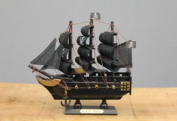 Ahşap Korsan Gemisi 15x15 cm ürün görseli