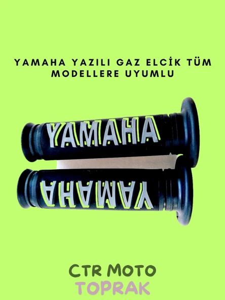 Yamaha Yazılı Gaz Elcik Seti – Kaymaz Elcik Tüm Modellerle Uyumlu ürün görseli 1